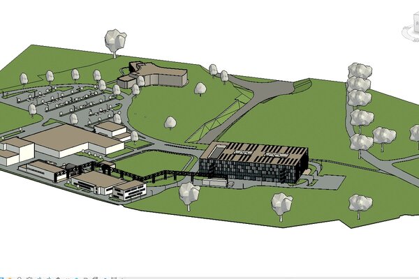 UCB Farchim Site 3D Model